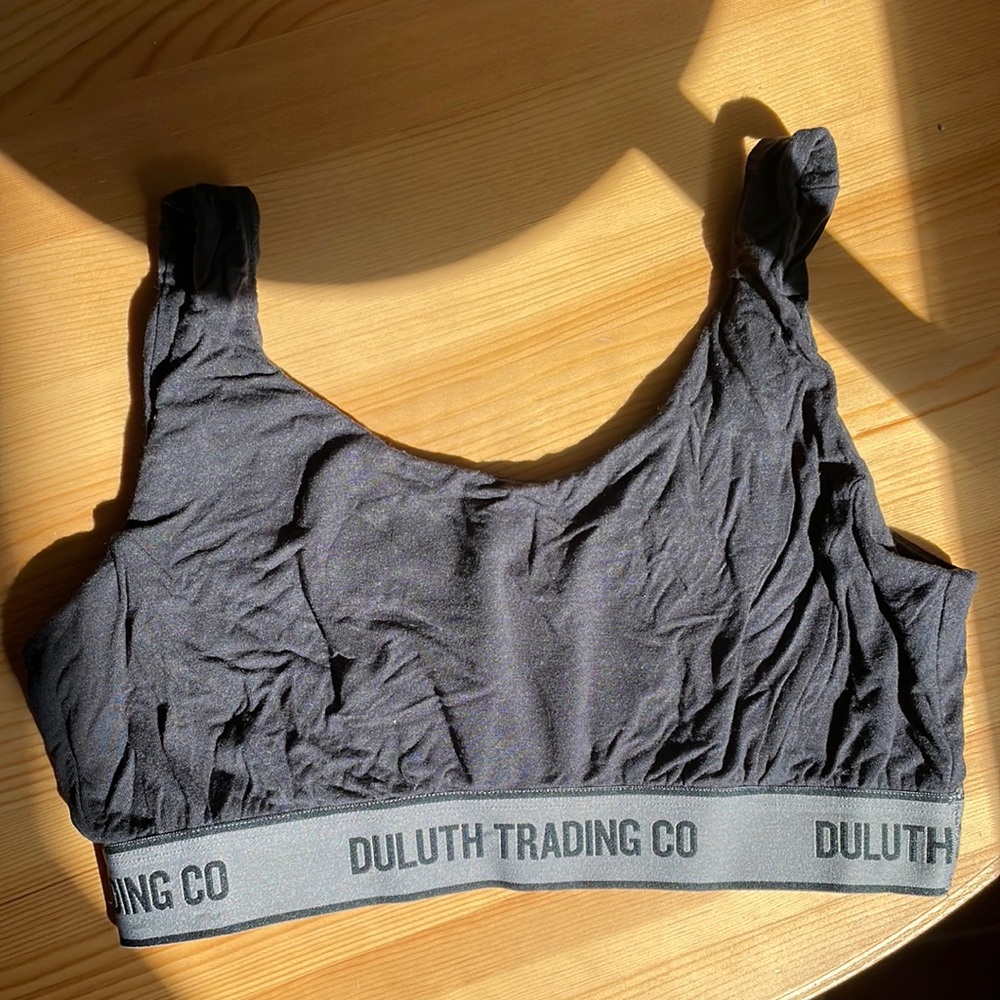Ultra soft black bra